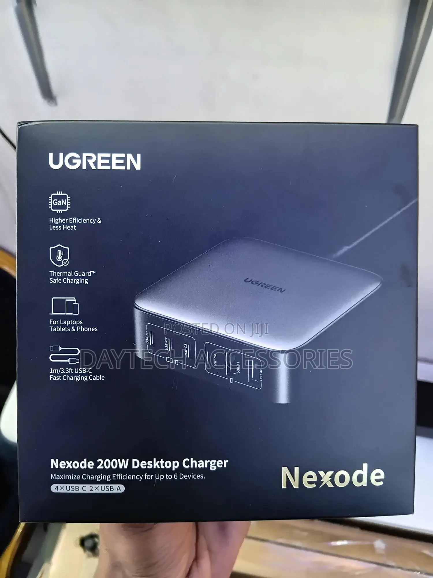 Ugreen Gan 200w Desktop Charger (6-port) - Cd271