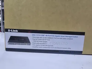 DGS-1210-52mp 48 Port Gigabit Smart Managed Switch 4 Combo SFP Ports