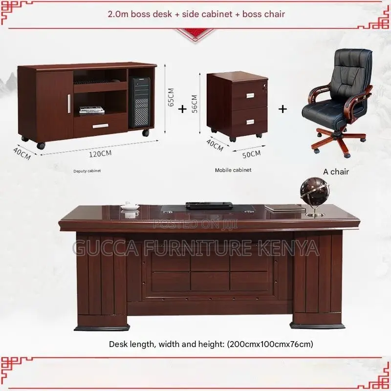 Executive 1800mm Director's L-shaped Table