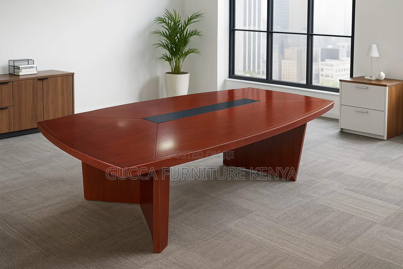 Mahogany 3000mm Office Conference Table