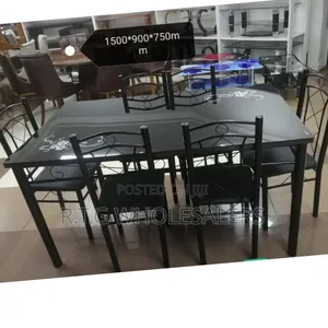 Executive 6‐Seat Dining Table — Spacious Stylish