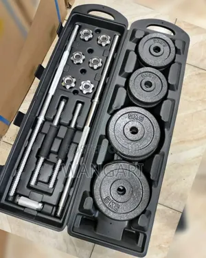 50kgs Chrome Dumbbell Set, Available and Ready for Pick Up