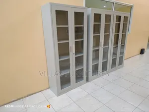 2 Doors Full Glass File Cabinet