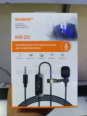 The Mamen Km-D2 Professional Lavalier Microphone.
