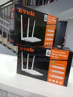 Tenda F3 Wifi Router 3 External Antennas Strong Signal Range
