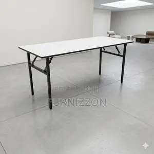 Wooden Foldable Rectangular Table 1.5m Strong Multipurpose