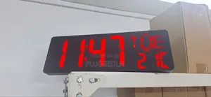 Large Digital Gym Wall Clock.