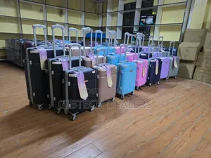 Fashion 3 in 1 Unbreakable Luxurious Rubber Suitcase Travel Bag