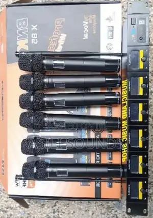 BNK X85 6-Channel Wireless Microphone System.