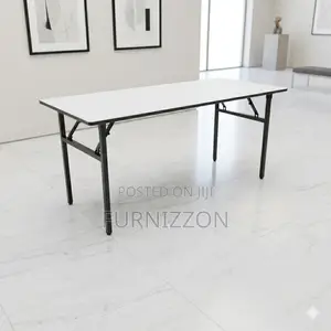Strong Wooden Folding Table 1.5m Rectangular for Home Office