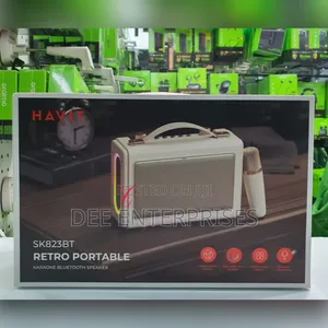 Havit Retro Portable Karaoke Bluetooth Speaker With Microphone