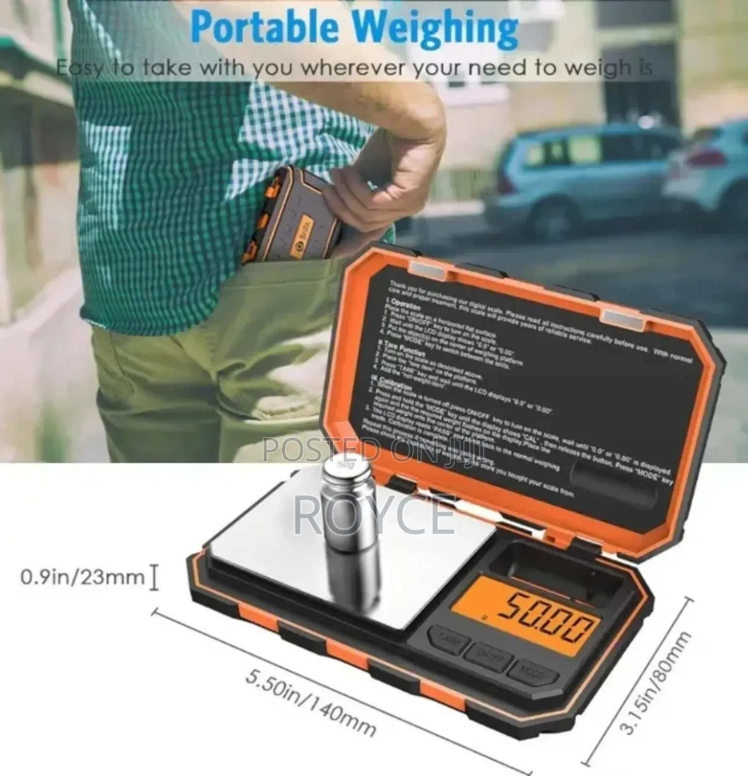 Portable 200g Lcd Pocket Scale