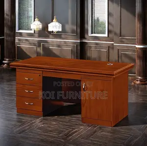 Office Desk; 1.4m Executive Desk Made From Mahogany
