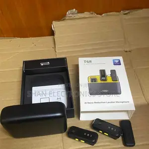 Studio-Quality Sound T68 Portable Wireless Lapel Microphone