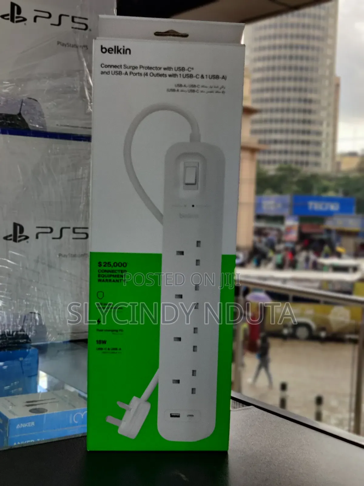 Belkin Connect Surge Protector 4 Outlets Extension