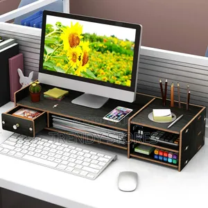 Bamboo Monitor Stand