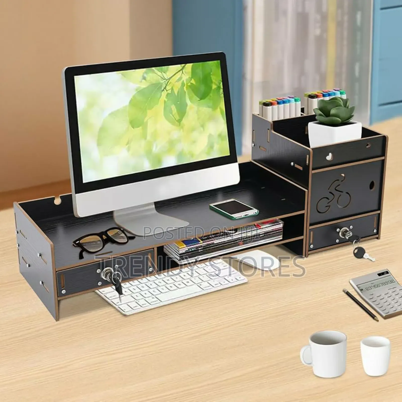 Bamboo Monitor Stand
