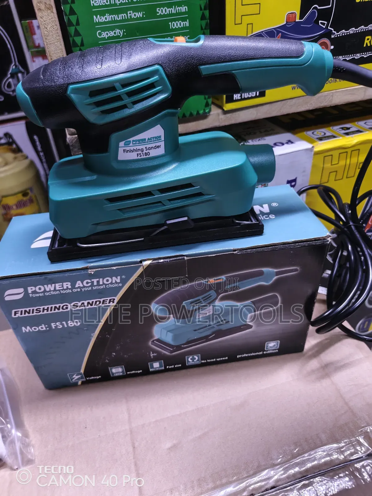 F180 Power Action Random Finning Sander