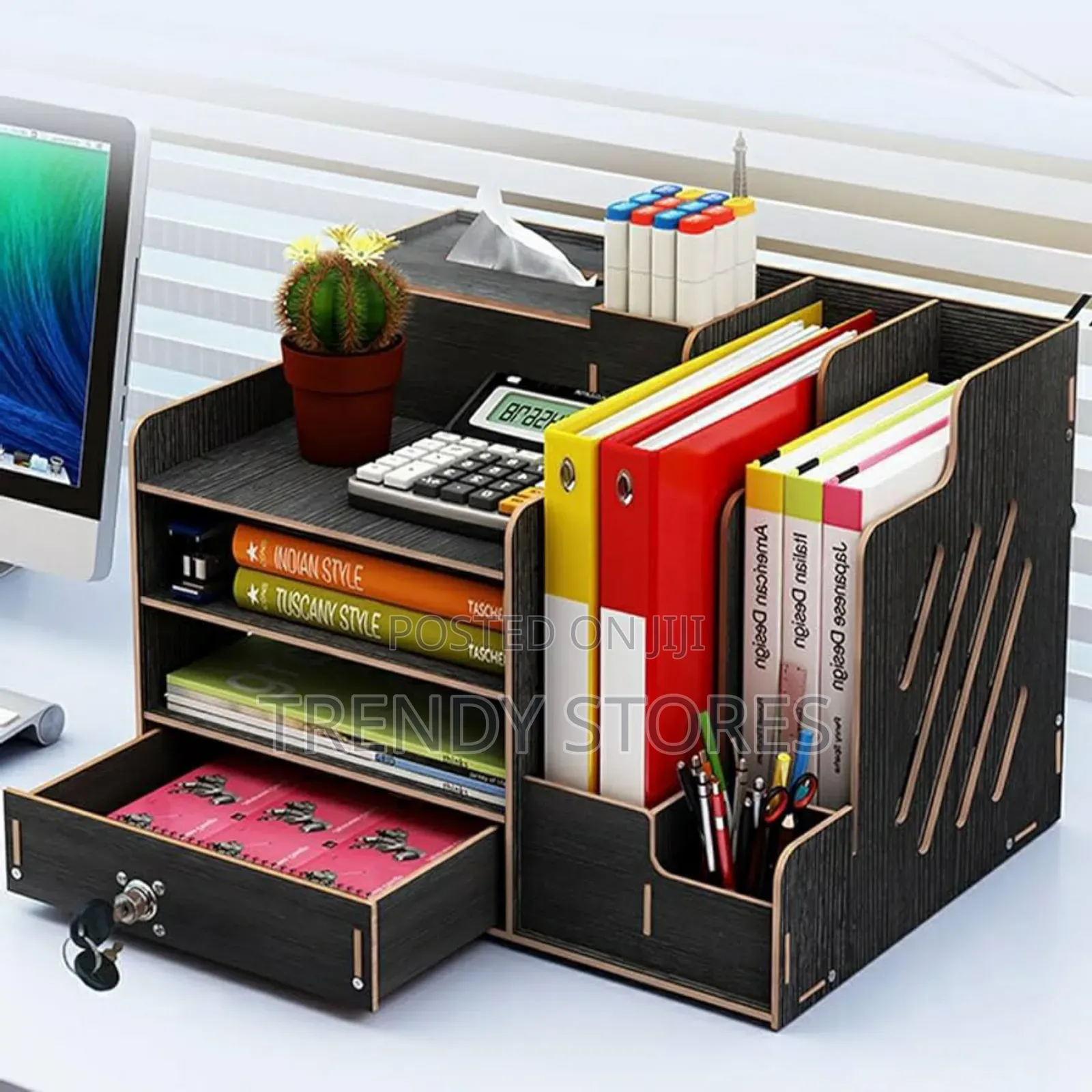 Bamboo Desk Organizer