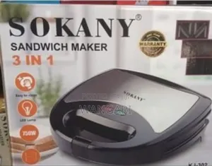 Sandwich Maker 3 In1 (12 Months Warranty)