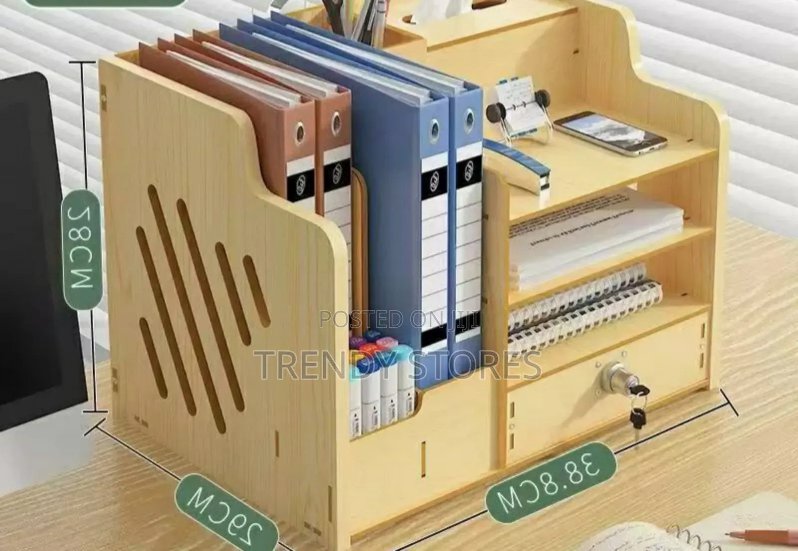 Bamboo Desk Organizer