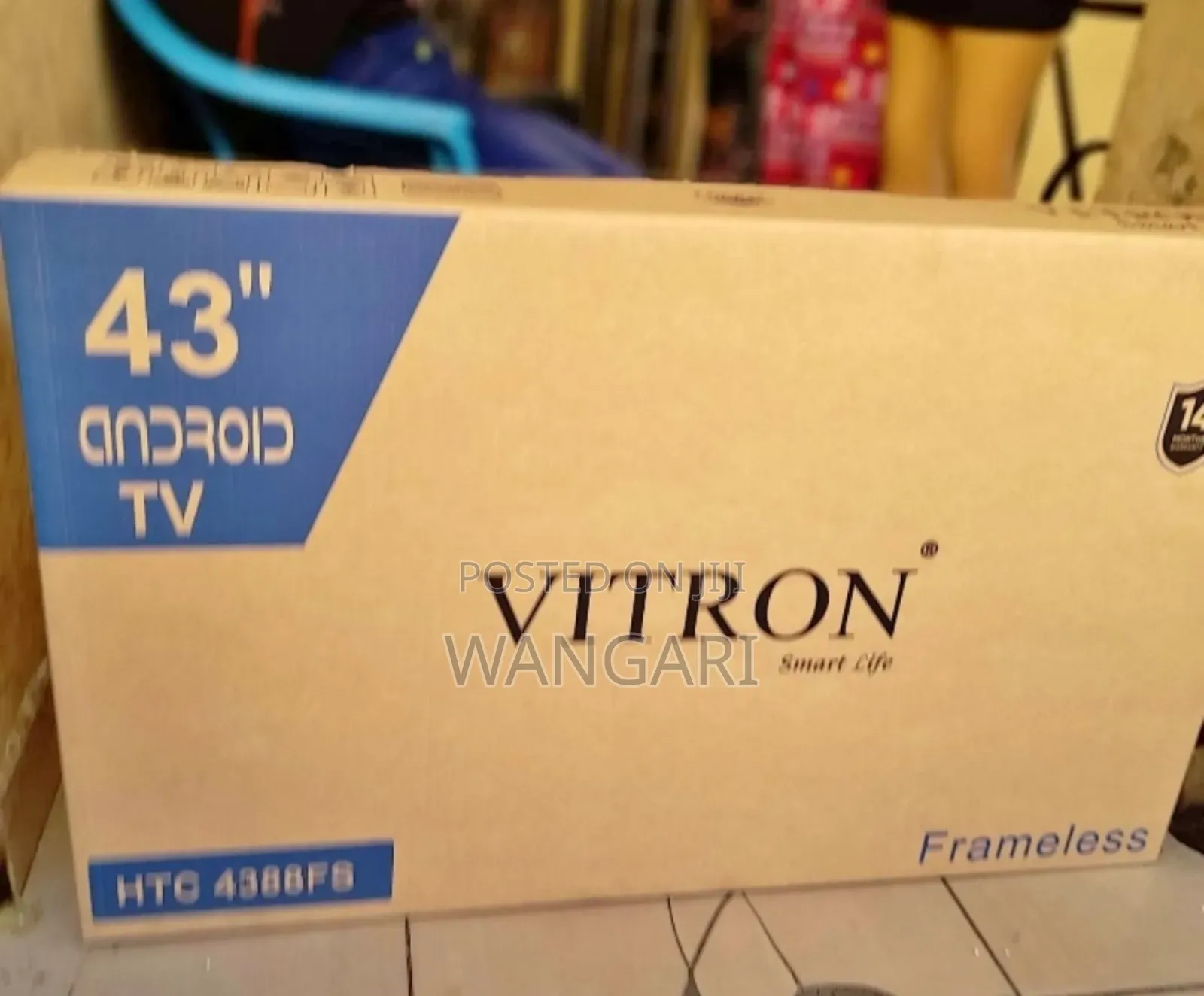 Vitron 43 Inch Frameless Smart Android Tv With Bluetooth Mode