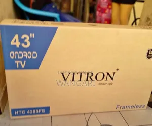 Vitron 43 Inch Frameless Smart Android Tv With Bluetooth Mode