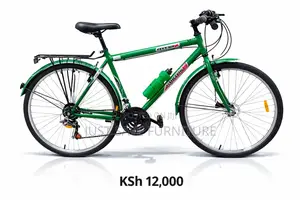 Size 26 Green Road/City Bicycle With Carrier – Strong Comfortable