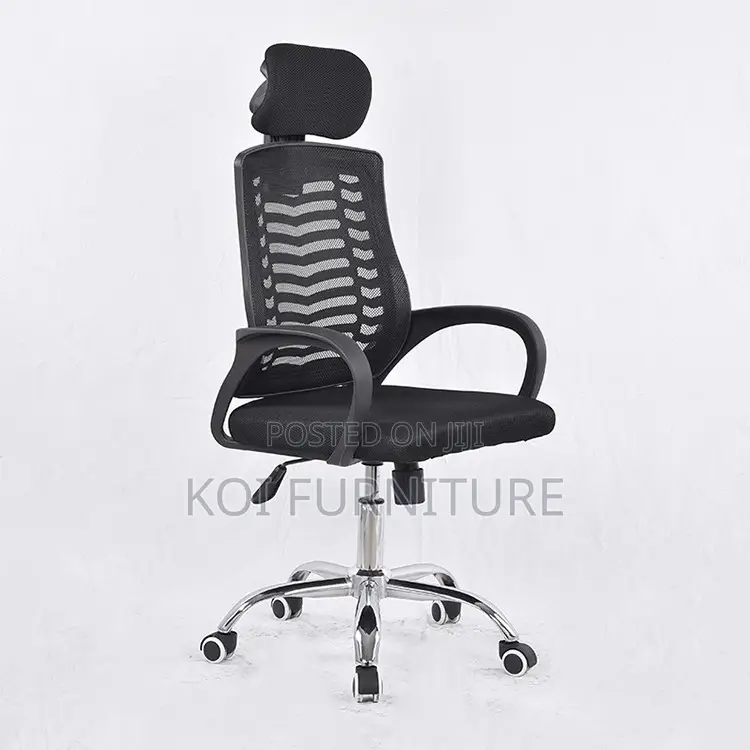 Office Chairs; Fabric Headrest Mesh Chairs