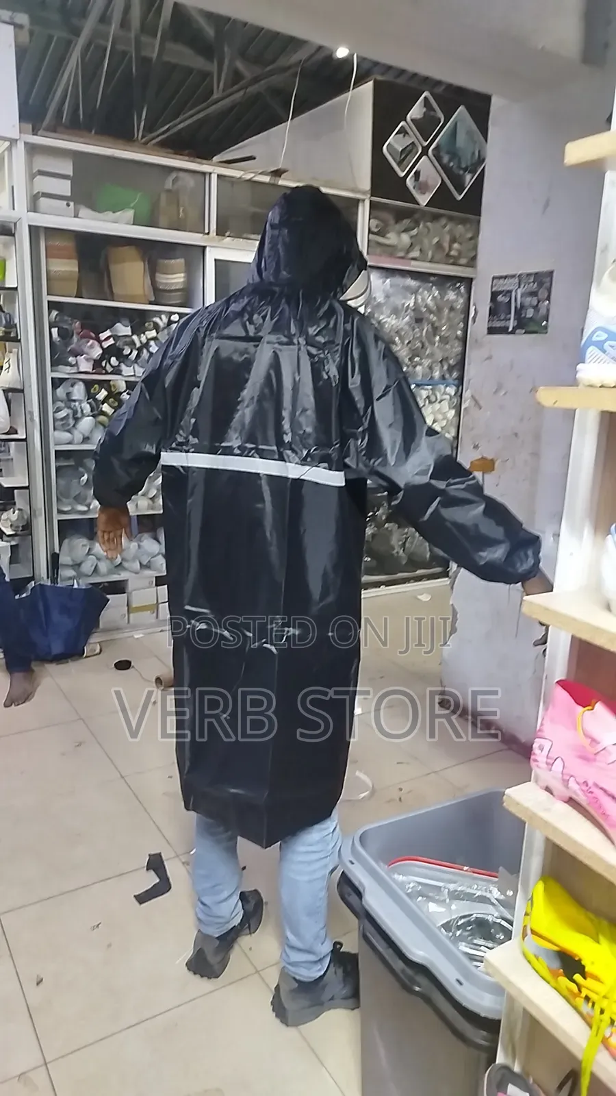 Heavy Duty Raincoat Available With a Face Cap