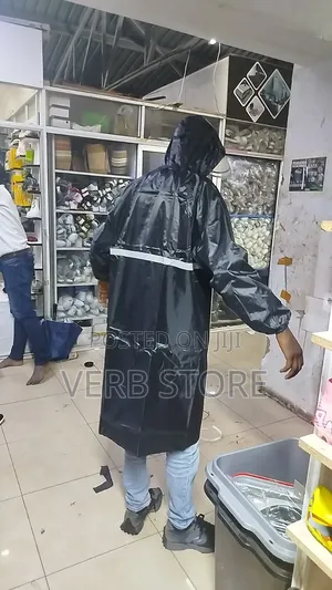 Heavy Duty Raincoat Available With a Face Cap