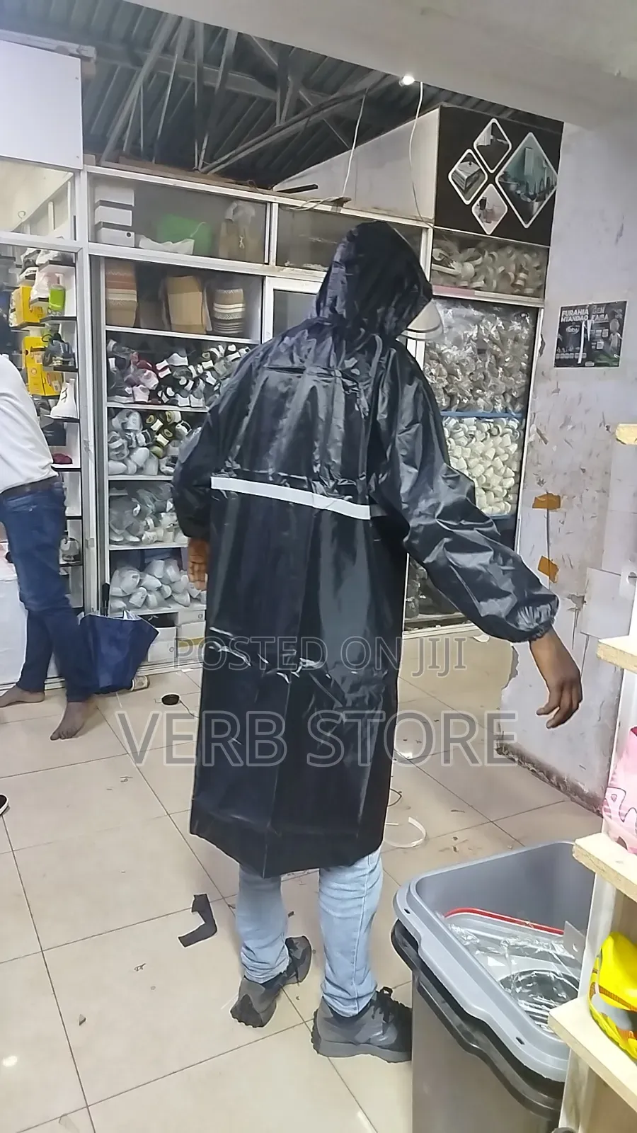 Heavy Duty Raincoat Available With a Face Cap