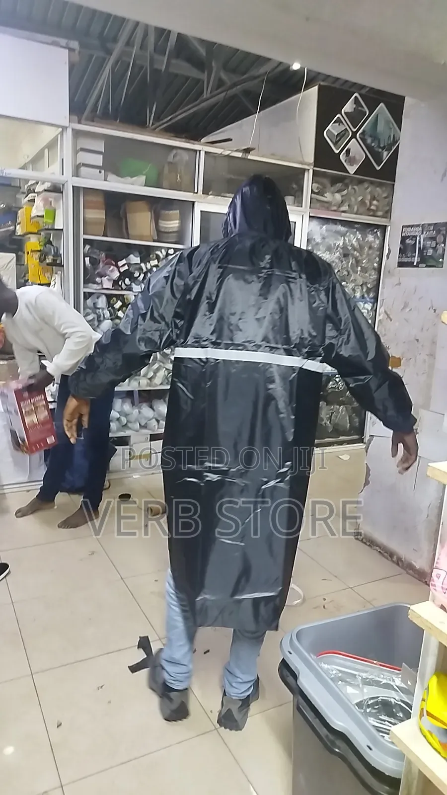 Heavy Duty Raincoat Available With a Face Cap