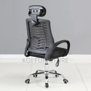 Office Chairs; Fabric Headrest Mesh Chairs