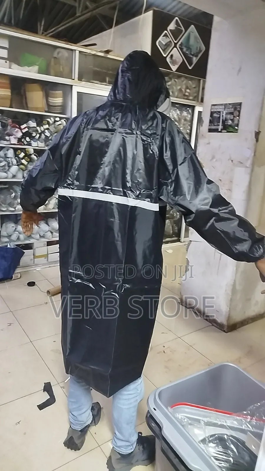 Heavy Duty Raincoat Available With a Face Cap