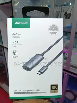 Ugreen 8k60hz Usb C to Displayport 1.4 Adapter Cable