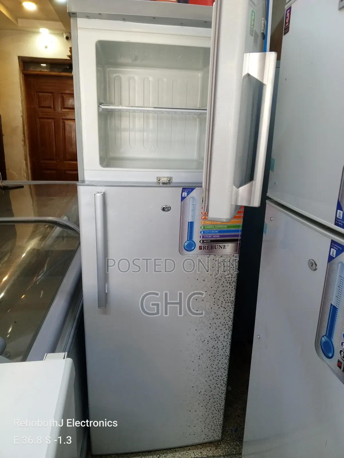 Gray Refrigerator (Rebune Brand New)