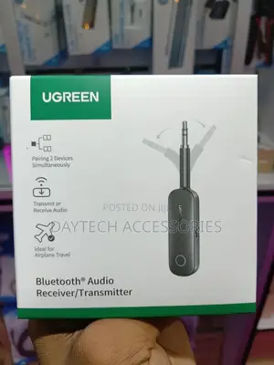Ugreen Cm403 Bluetooth 5.0 Transmitter/Receiver to Aux Adapter