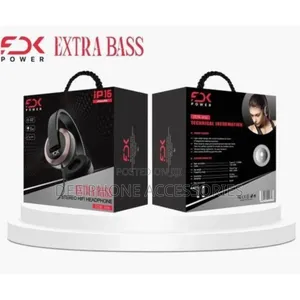 FDK Extra Bass Wired Headphones With Mic
