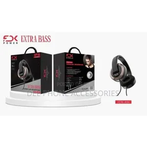 FDK Extra Bass Wired Headphones With Mic