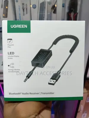 Ugreen Usb to 3.5mm Bluetooth Transmitter Receiver Adapter - Black