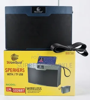 Boombest Ln-1026bt Wireless Bluetooth Speaker. Radio