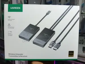 Ugreen Wireless USB C Transmitter and Hdmi Receiver Extender - Black