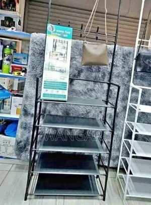 5 Layers Multi-Function Shoe Rack With Hanger