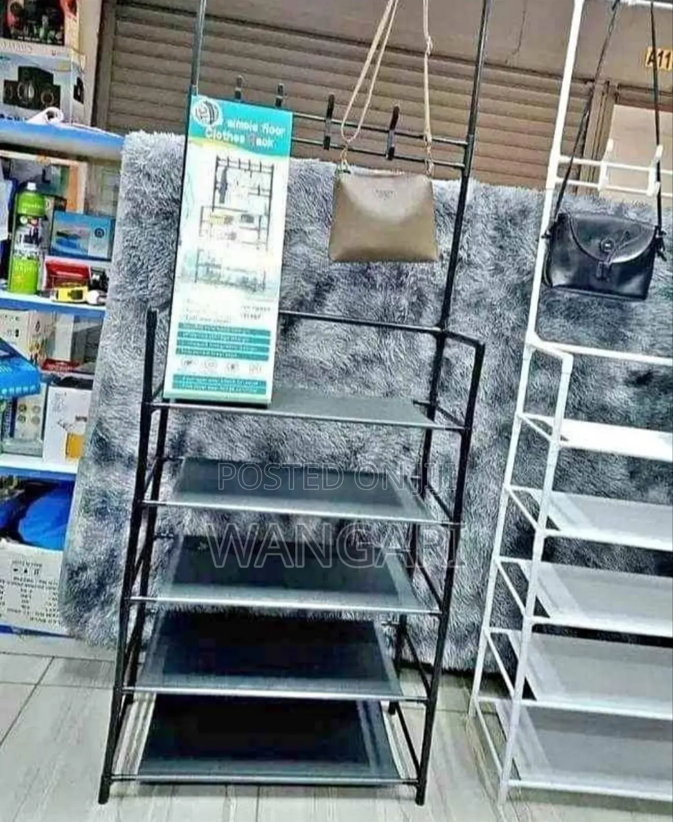 Strong Shoe Rack With Hanger