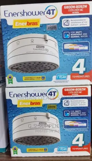 Enershower 4t Shower 10 Pieces and Above