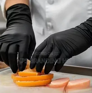 Nitrile Black Powder Free Gloves