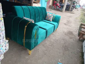 Green Velvet 3 Seater on Offer