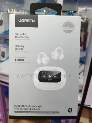Ugreen Clipbuds Magic Open-Ear Earbuds With Smart Touchscreen