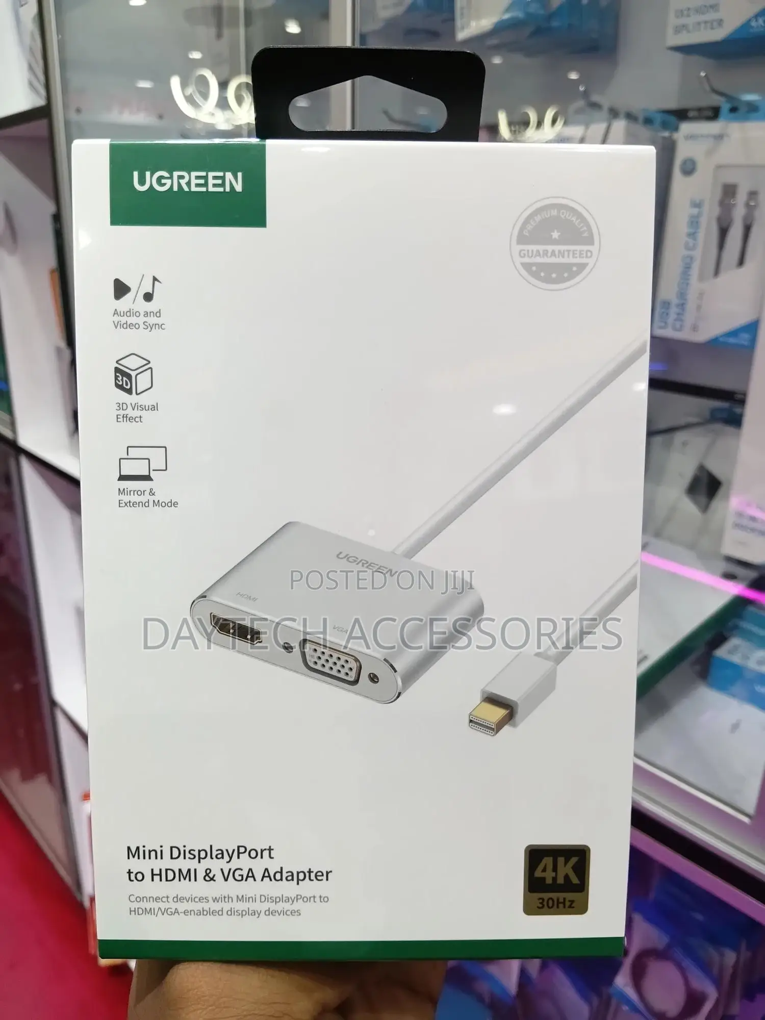 The Ugreen Mini Displayport to Hdmi Vga Converter (Model Md115)